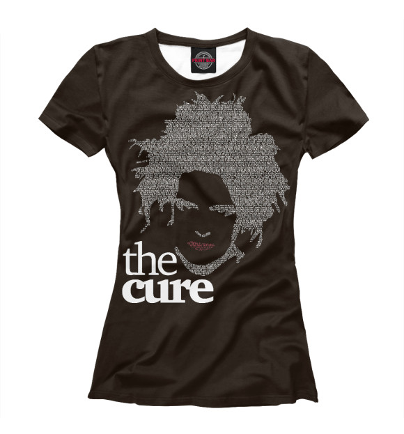 Женская футболка с изображением The Cure цвета Белый