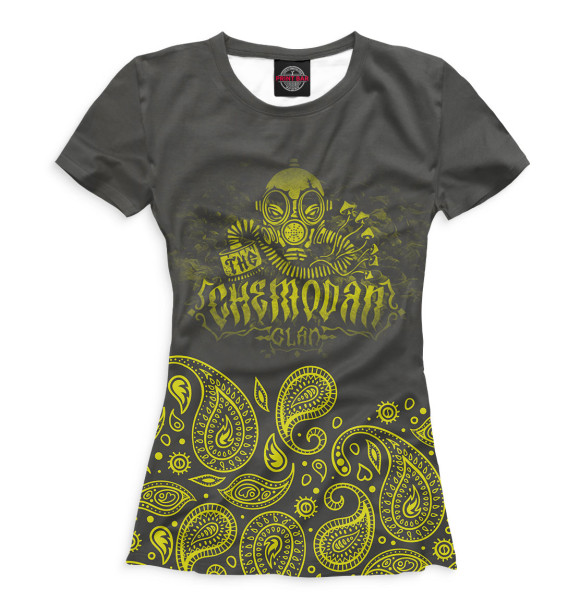 Футболка для девочек с изображением THE CHEMODAN CLAN цвета Белый