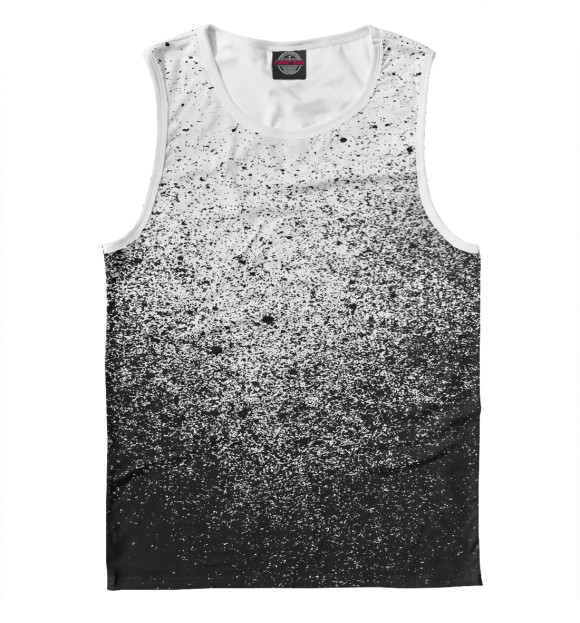 Майка для мальчика с изображением Брызги цвета Белый