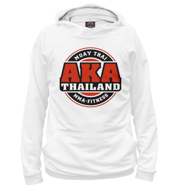 Худи для девочки с изображением AKA Thailand цвета Белый
