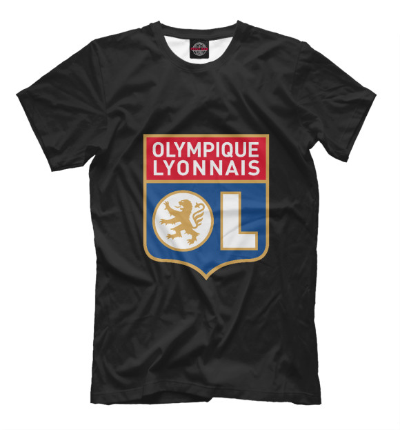 Футболка для мальчиков с изображением Olympique lyonnais цвета Белый