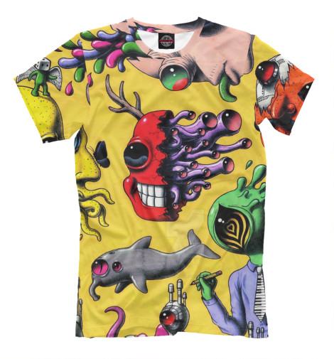 

Футболки Print Bar, Молочно-белый, Чудики