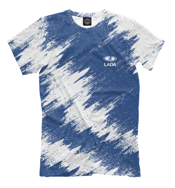 Мужская футболка с изображением LADA цвета Молочно-белый