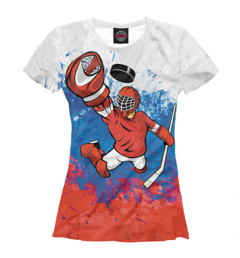 

Футболки Print Bar, Белый, Вратарь