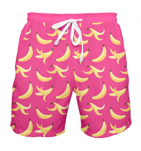 

Шорты мужские Print Bar, Белый, Бананы