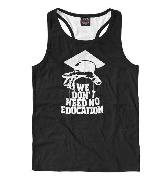 Мужская майка-борцовка с изображением Pink Floyd цвета Белый