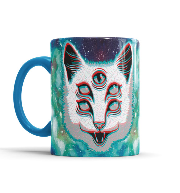 Кружка «HypnoCat» — кружка с принтом, магазин Print Bar