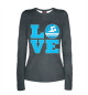 Женский лонгслив LOVE Swimming