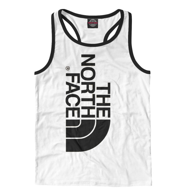 Мужская майка-борцовка с изображением The North Face цвета Белый