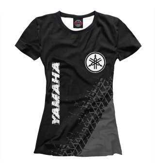 Женская футболка Yamaha Speed Tires на темном