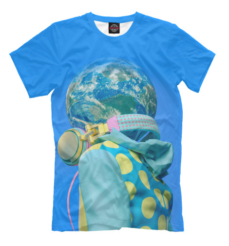 

Футболки Print Bar, Грязно-голубой, Шар