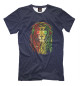 Мужская футболка Rasta Reggae Lion Sunglass