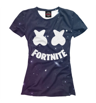 Женская футболка Fortnite - Marshmello