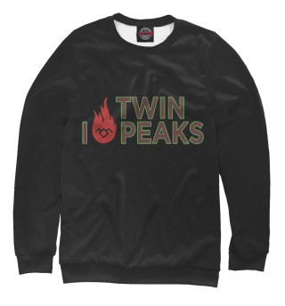 Свитшот для мальчиков I Love Twin Peaks