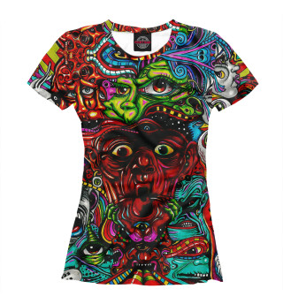 Женская футболка Psychedelic