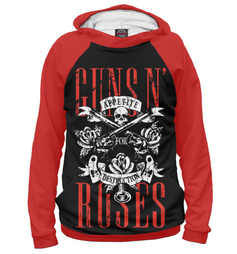 

Худи Print Bar, Белый, Guns N' Roses