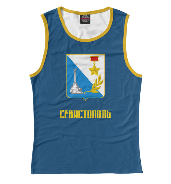 Майка для девочки с изображением Севастополь цвета Белый