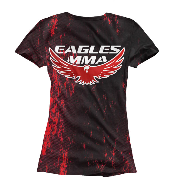 Футболка для девочек с изображением MMA цвета Белый