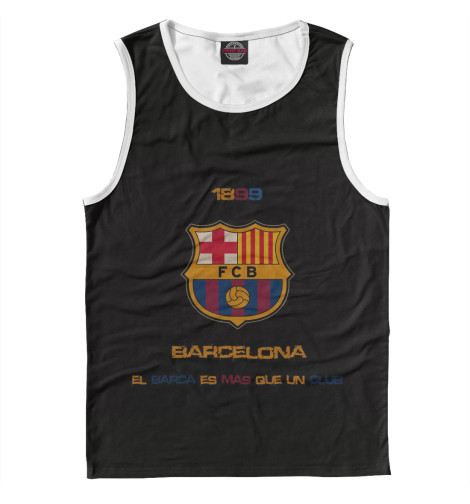 

Майки Print Bar, Белый, FC Barсelona