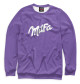Женский свитшот Milfa на фиолетовом фоне