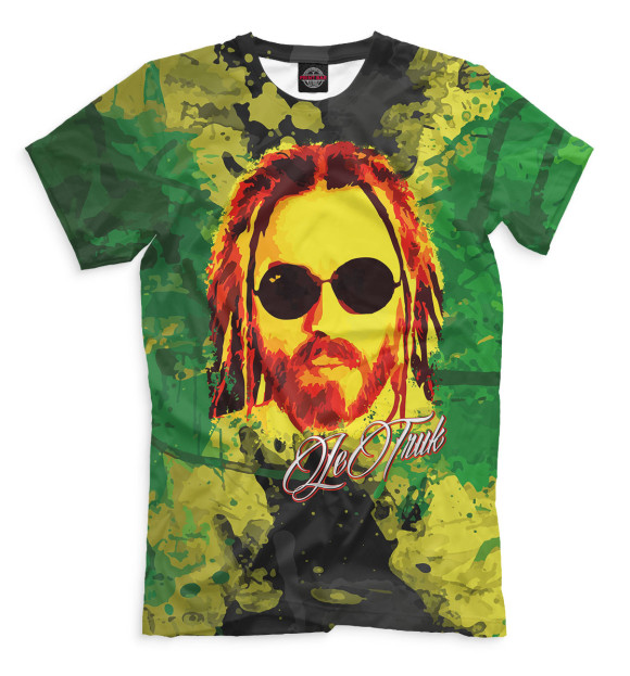 Футболка для мальчиков с изображением Децл цвета Молочно-белый