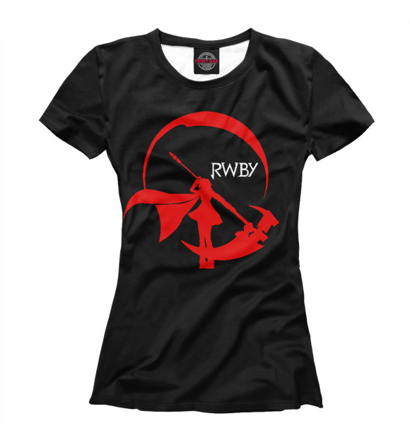 Футболка для девочек с изображением RWBY цвета Белый