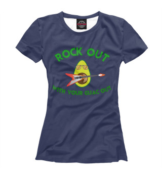 Женская футболка Авокадик
