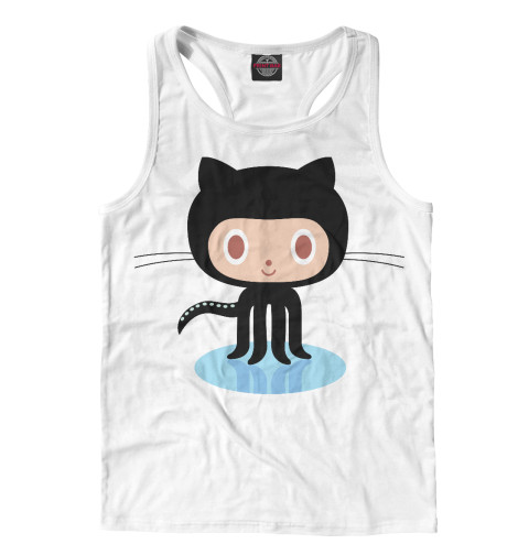 

Майки борцовки Print Bar, Белый, GIthub