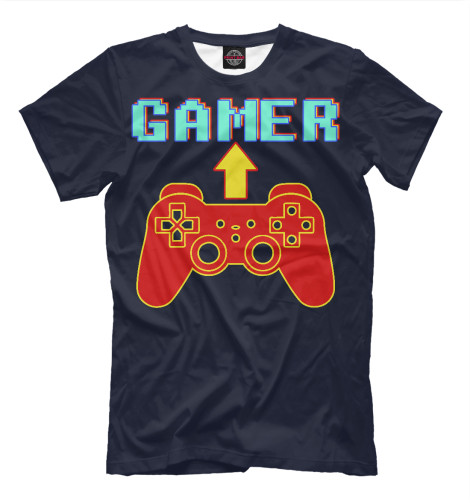 

Футболки Print Bar, Черный, gamer