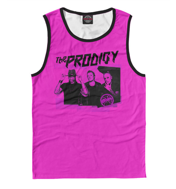 Майка для мальчика с изображением Pink The Prodigy цвета Белый