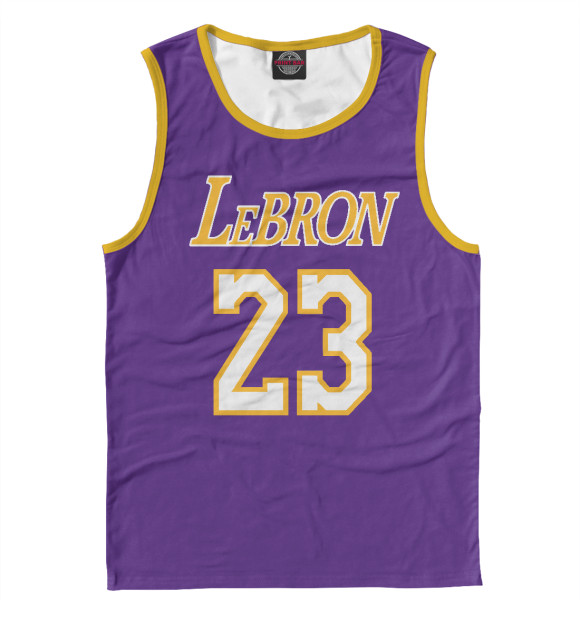 Майка для мальчика с изображением LeBron 23 цвета Белый