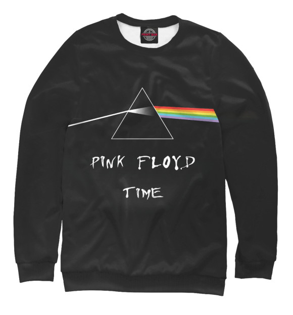 Свитшот для девочек с изображением Pink Floyd Time цвета Белый