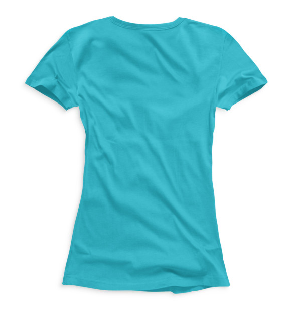 Женская футболка с изображением Мужжж / Жжжена цвета Белый