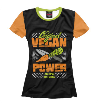 Женская футболка Original Vegan