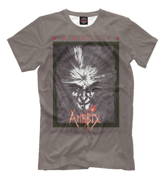 Мужская футболка с изображением Amebix цвета Белый