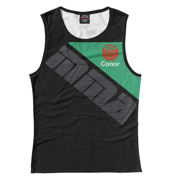 Майка для девочки с изображением MMA Conor McGregor цвета Белый