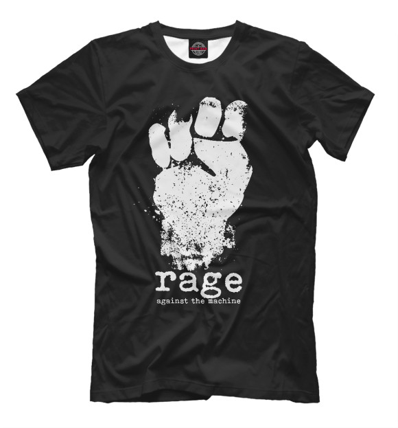 Футболка для мальчиков с изображением Rage Against the Machine цвета Черный
