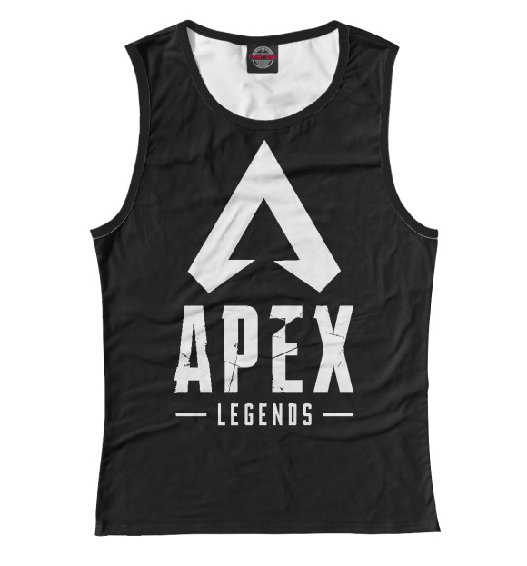 Майка для девочки с изображением Apex Legends рэйф цвета Белый