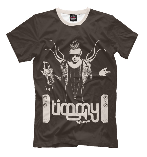 Мужская футболка с изображением Timmy Trumpet цвета Молочно-белый
