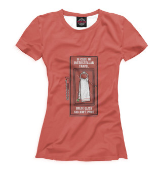 Женская футболка Автостопом по галактике