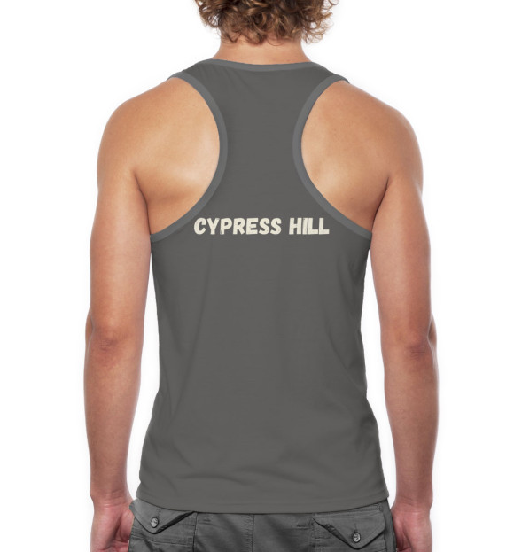 Мужская майка-борцовка с изображением Cypress Hill цвета Белый