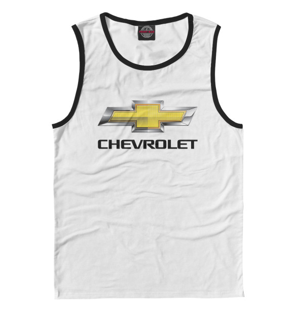 Майка для мальчика с изображением Chevrolet цвета Белый