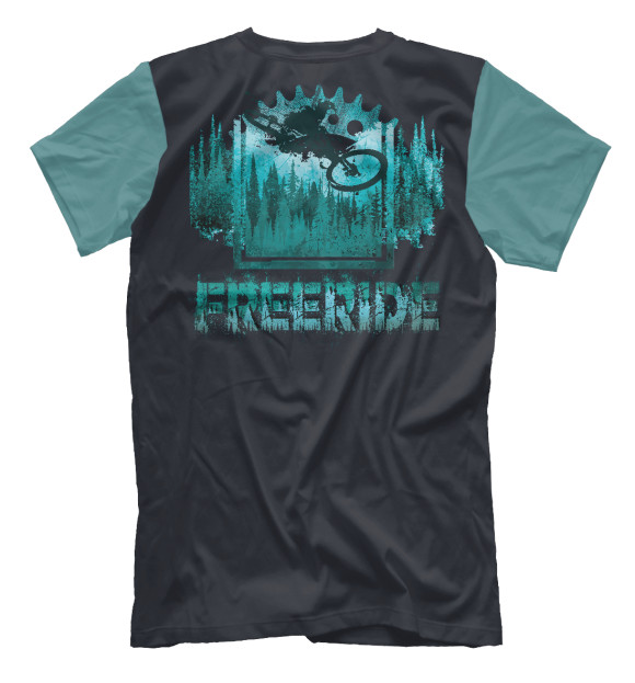 Футболка для мальчиков с изображением Freeride цвета Белый