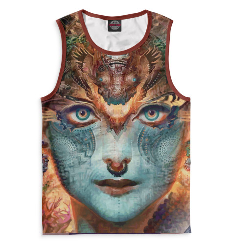 

Майки Print Bar, Белый, Psychedelic
