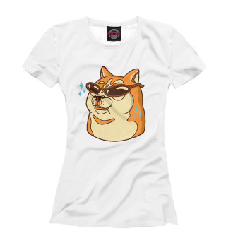 Женская футболка Cool Doge
