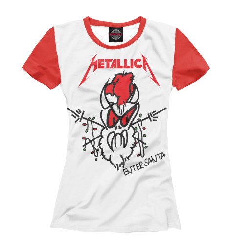 

Футболки Print Bar, Белый, Metallica