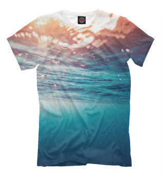 Мужская футболка Морская вода