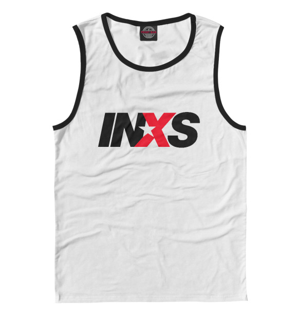 Мужская майка с притом INXS WHITESTAR цвета Белый Мужская майка с изображением INXS WHITESTAR цвета Белый