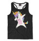 Мужская майка-борцовка Dabbing Unicorn