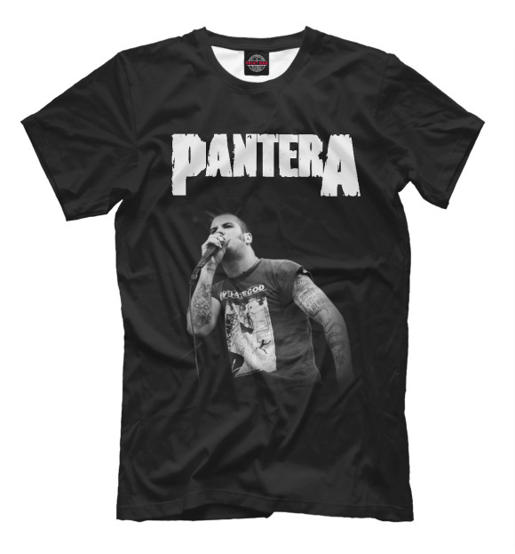 Мужская футболка с изображением Phil Anselmo цвета Черный